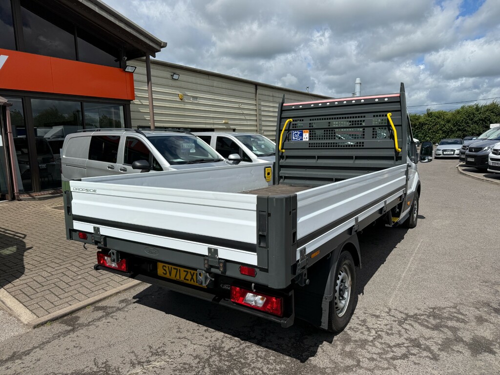Ford Transit Custom 350 Leader Ecoblue Dropside Lwb SV71ZXF White #3