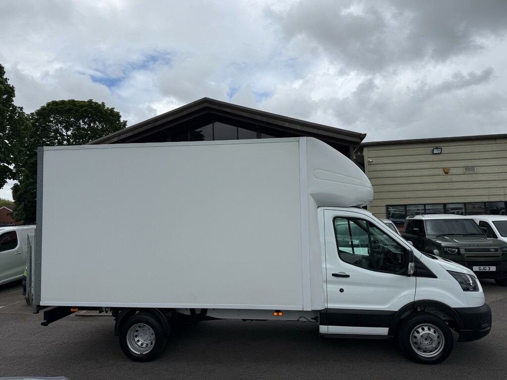 Ford Transit Custom 350 Leader Ecoblue Luton Lwb Drw Tail Lift White #2