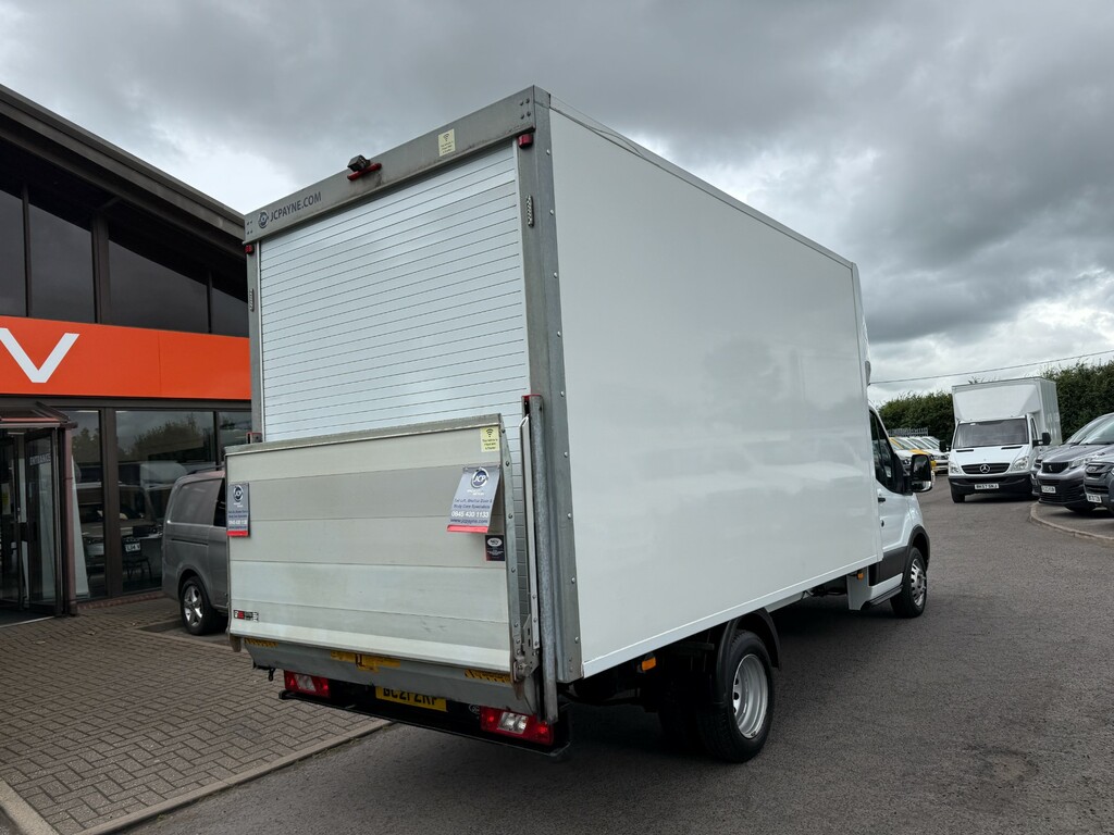 Ford Transit Custom 350 Leader Ecoblue Luton Lwb Drw Tail Lift White #3