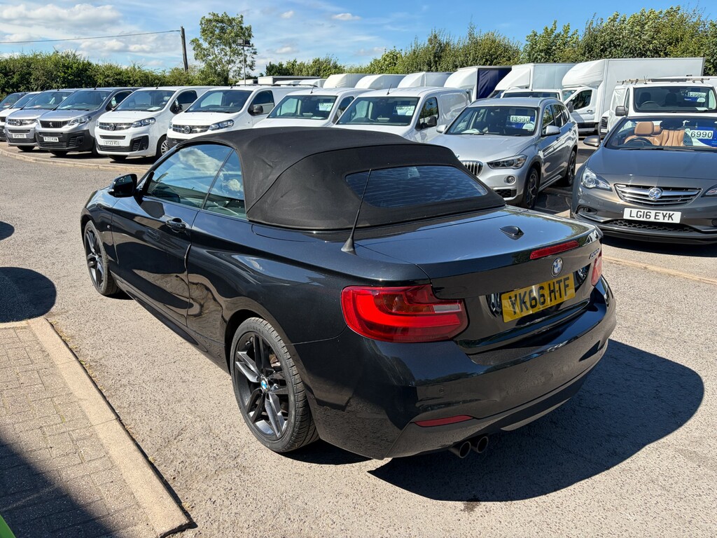 BMW 2 Series Convertible Black #4
