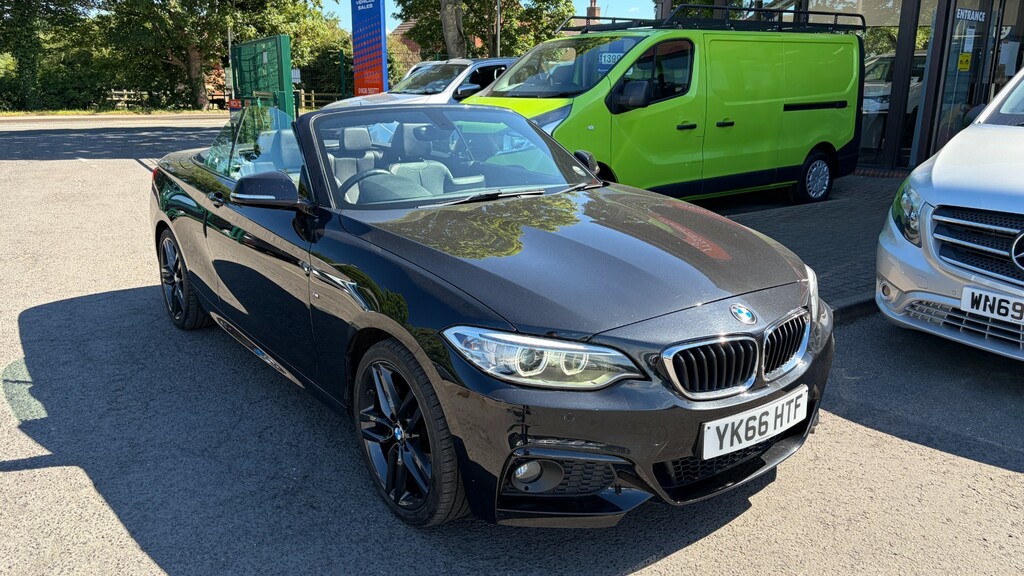 BMW 2 Series Convertible Black #2