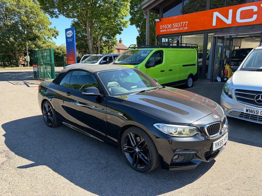 BMW 2 Series Convertible Black #6