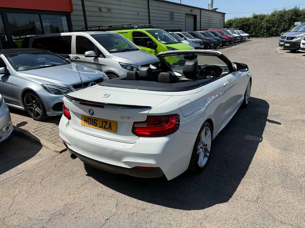 BMW 2 Series M Sport 2 Series Convertible White #2