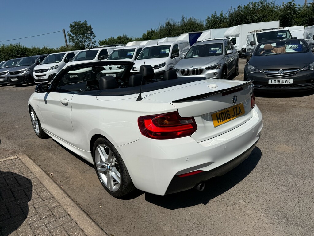 BMW 2 Series M Sport 2 Series Convertible White #4
