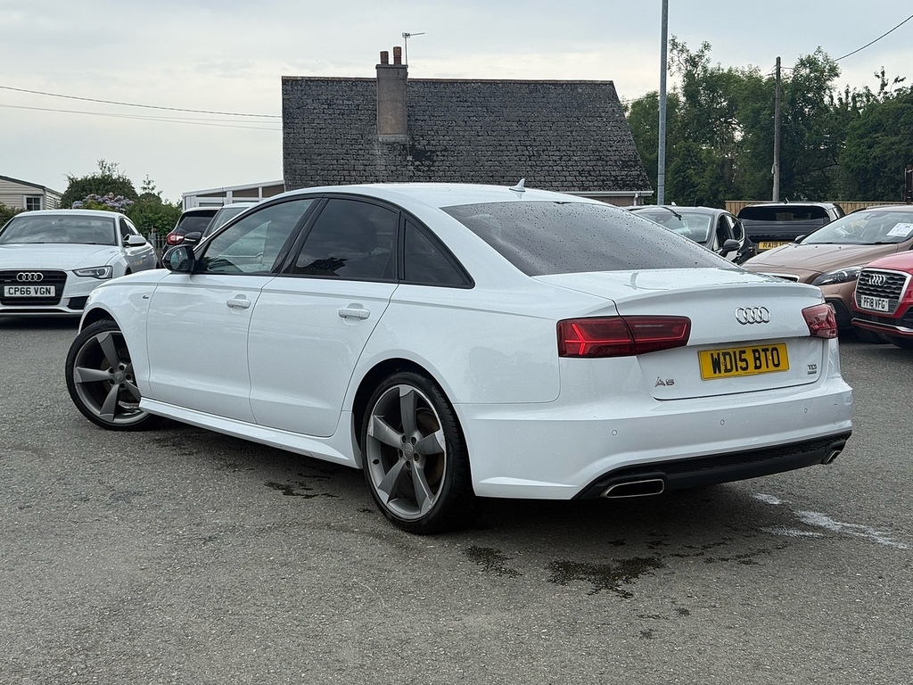 Audi A6 Saloon Tdi Ultra Black Edition White #5