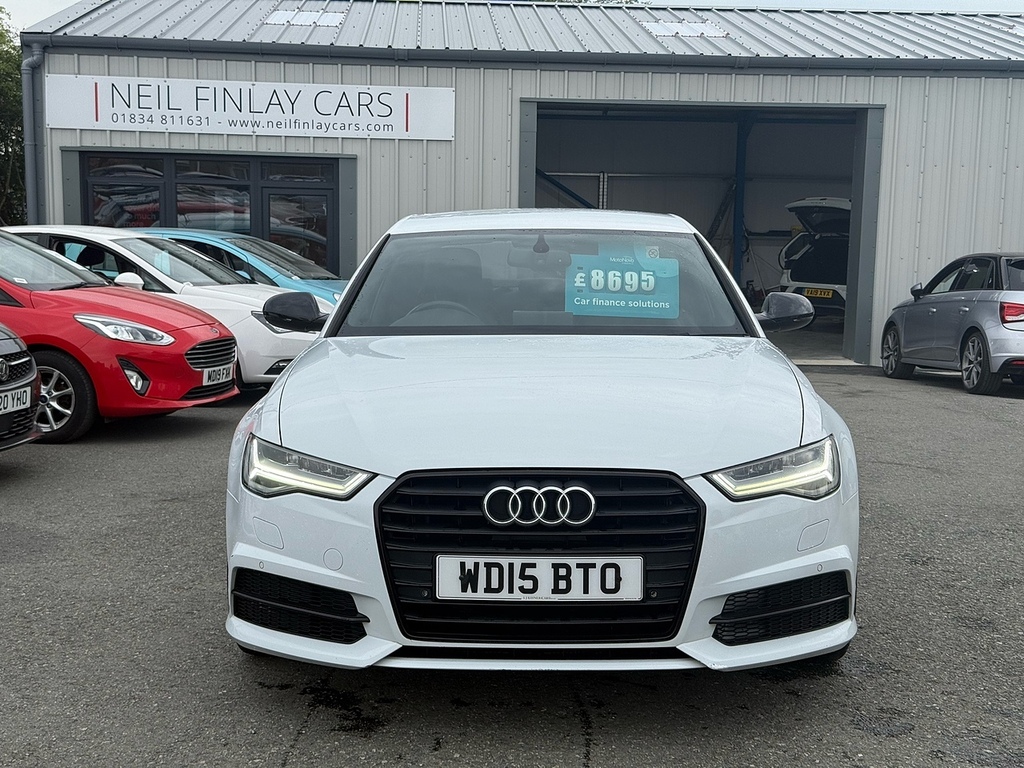 Audi A6 Saloon Tdi Ultra Black Edition White #2