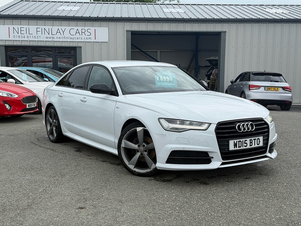 Audi A6 Saloon Tdi Ultra Black Edition White