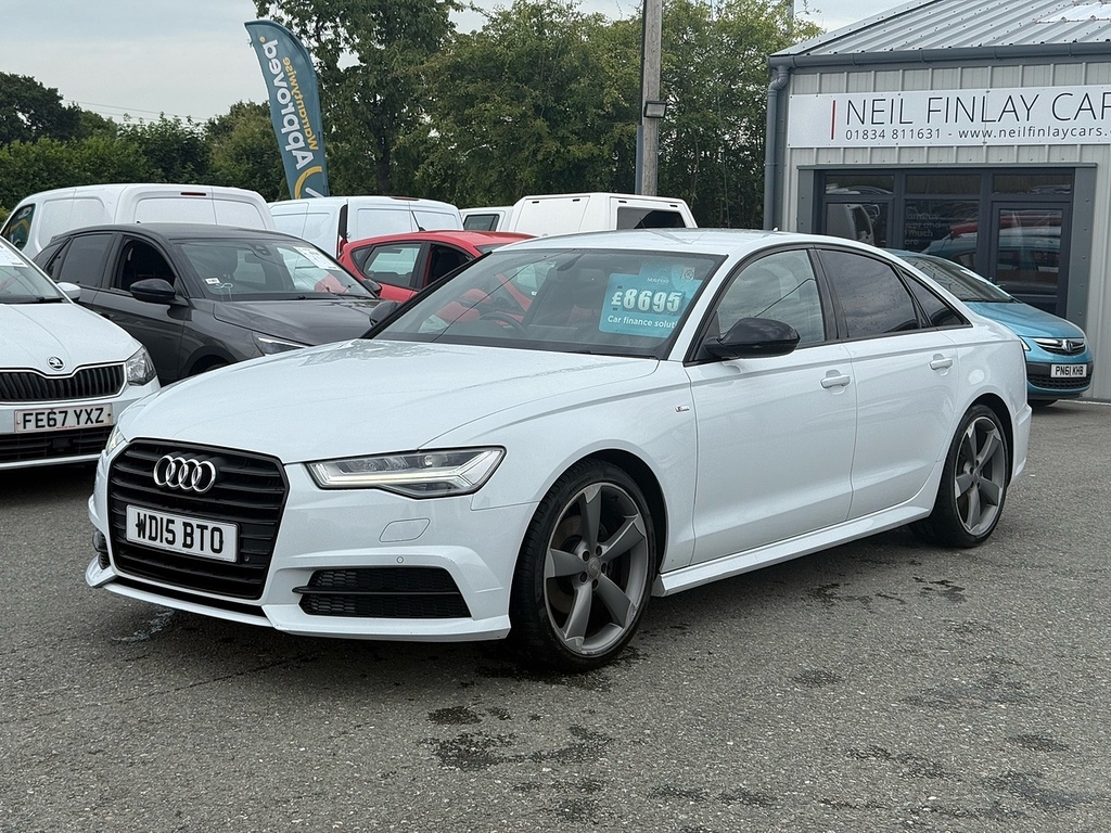 Audi A6 Saloon Tdi Ultra Black Edition White #3