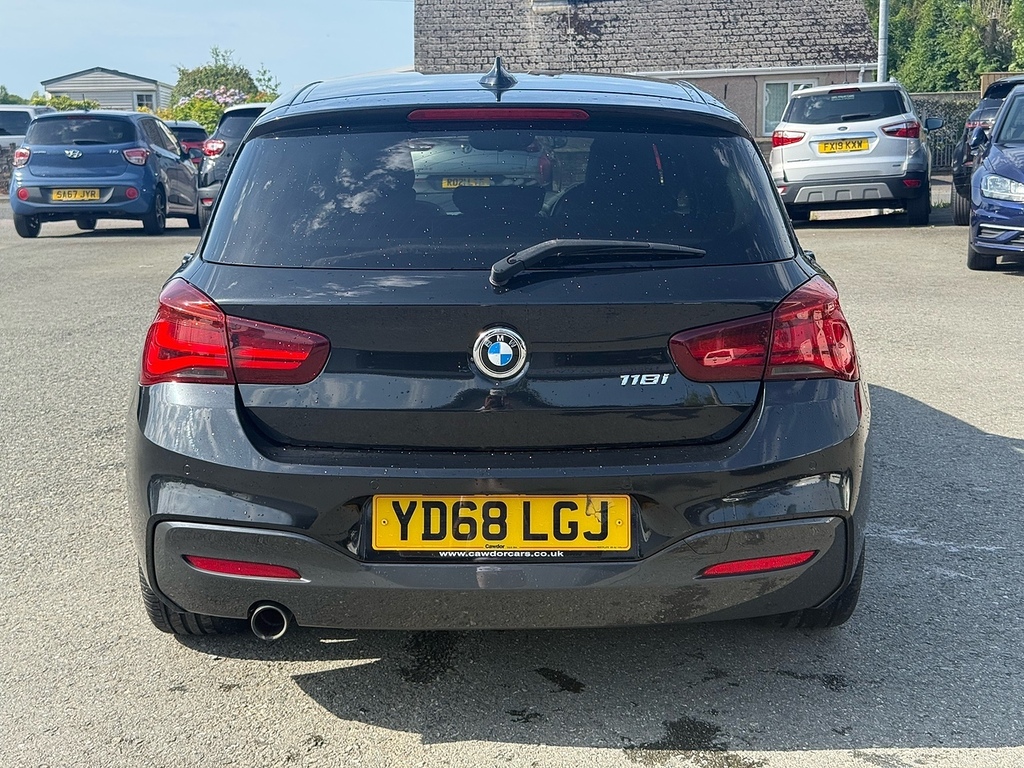 BMW 1 Series 118I M Sport Shadow Edition YD68LGJ Blue #5