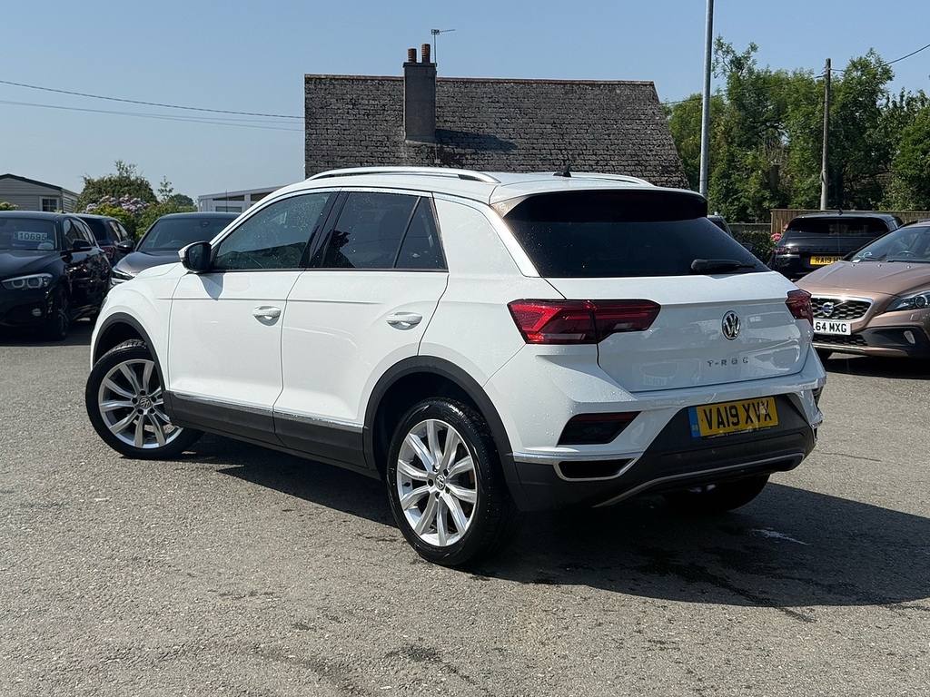 Volkswagen T-Roc Tsi Evo Sel VA19XVX White #5