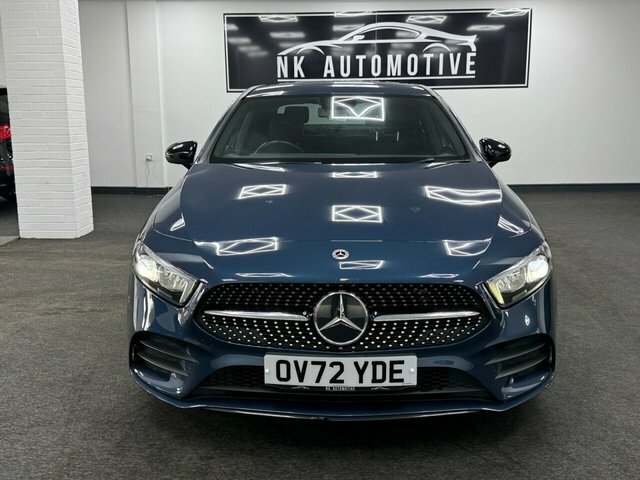 Mercedes-Benz A Class 2022 1.3 A200 Amg Line Executive Saloon Petr OV72YDE Blue #3