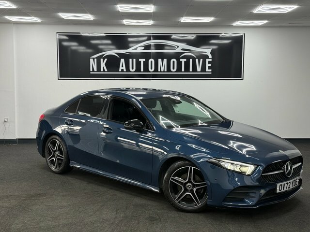 Mercedes-Benz A Class 2022 1.3 A200 Amg Line Executive Saloon Petr OV72YDE Blue