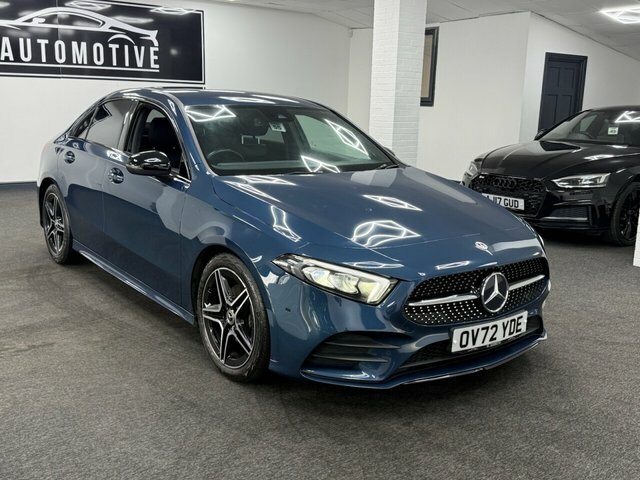 Mercedes-Benz A Class 2022 1.3 A200 Amg Line Executive Saloon Petr OV72YDE Blue #4