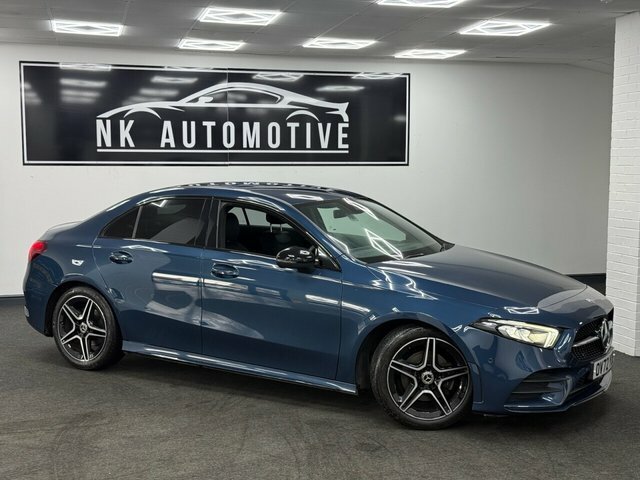 Mercedes-Benz A Class 2022 1.3 A200 Amg Line Executive Saloon Petr OV72YDE Blue #2