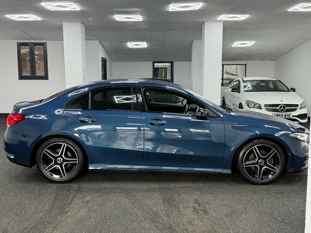 Mercedes-Benz A Class 2022 1.3 A200 Amg Line Executive Saloon Petr OV72YDE Blue #5