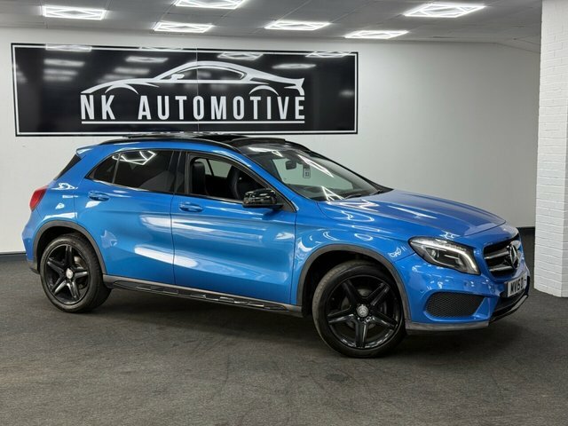 Mercedes-Benz GLA Class 2015 Gla200 Amg Line Premium Plus 136 Bhp MV15DVB Blue #2