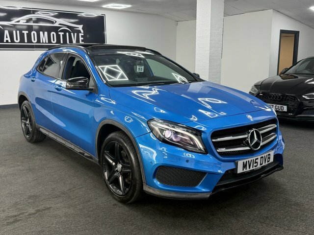 Mercedes-Benz GLA Class 2015 Gla200 Amg Line Premium Plus 136 Bhp MV15DVB Blue #4