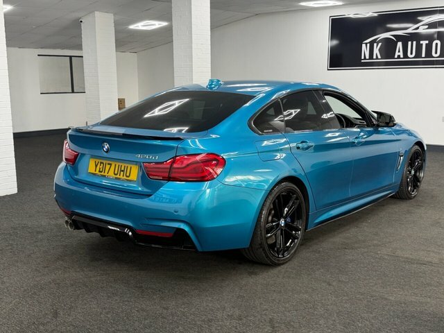BMW 4 Series Gran Coupe 2017 2.0 420D M Sport Hatchback YD17UHU Blue #4
