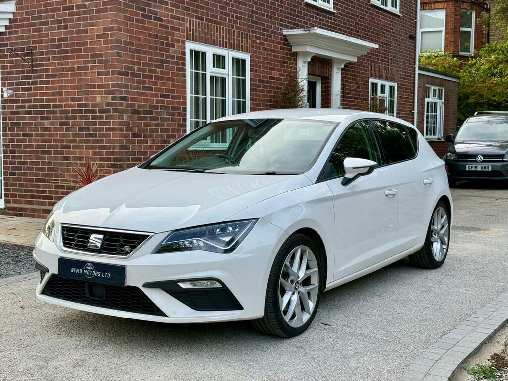 Seat Leon 2.0 Tdi Fr Technology Dsg Euro 6 Ss 20171 CV17WFB White #4