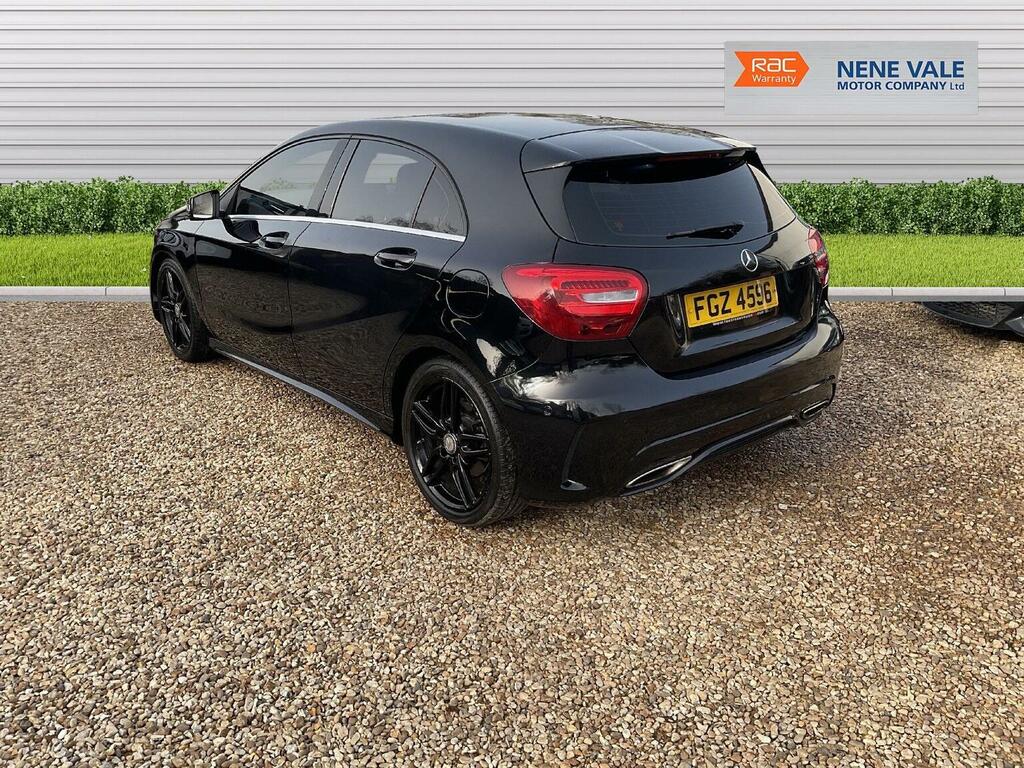 Mercedes-Benz A Class Hatchback 1.6 A180 Amg Line Executive Euro 6 S FGZ4596 Black #5
