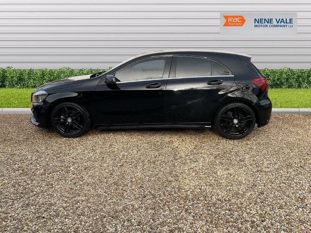 Mercedes-Benz A Class Hatchback 1.6 A180 Amg Line Executive Euro 6 S FGZ4596 Black #4
