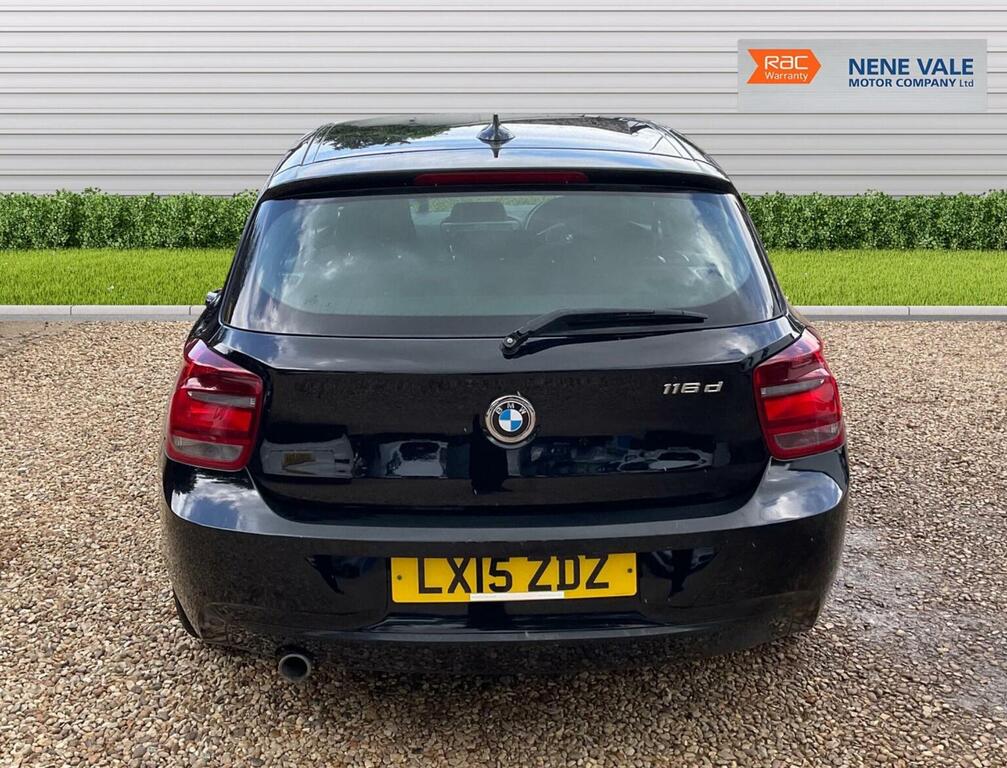 BMW 1 Series Hatchback 2.0 116D Sport Euro 5 Ss 201515 LX15ZDZ Black #6