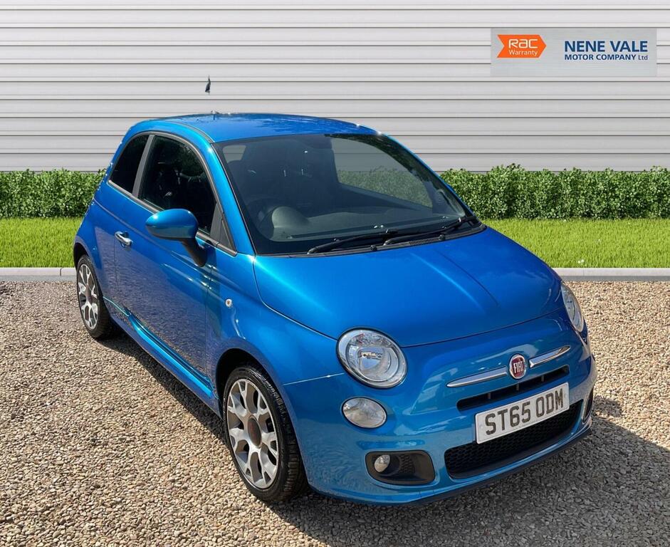 Fiat 500 Hatchback 1.2 S Euro 6 Ss 201565 Blue