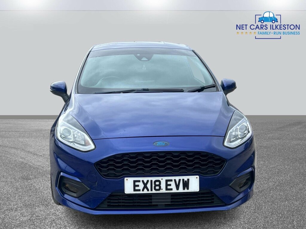 Ford Fiesta 1.0T Ecoboost St-line Euro 6 Ss EX18EVW Blue #2