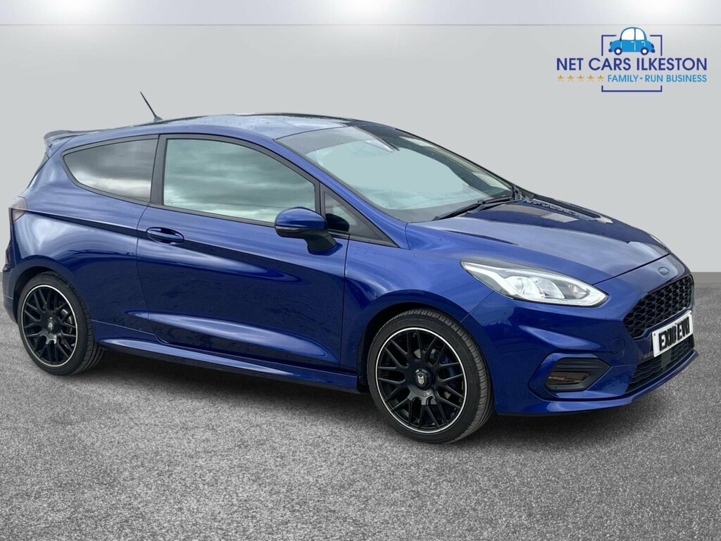 Ford Fiesta 1.0T Ecoboost St-line Euro 6 Ss EX18EVW Blue #5