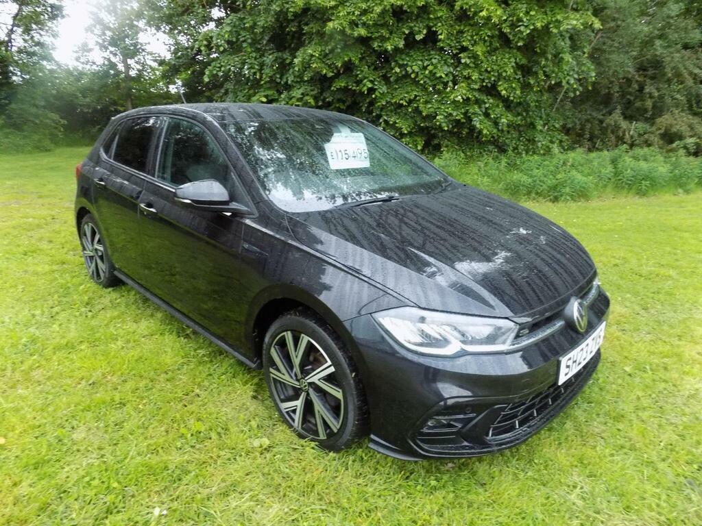 Volkswagen Polo 1.0 Tsi R-line Euro 6 S S SH23ZVS Black #6
