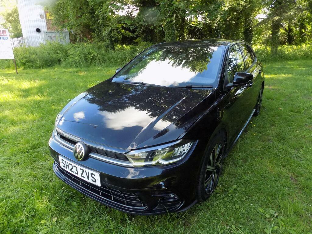 Volkswagen Polo 1.0 Tsi R-line Euro 6 S S SH23ZVS Black #3