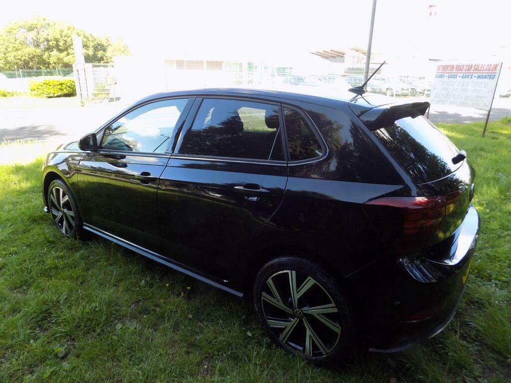 Volkswagen Polo 1.0 Tsi R-line Euro 6 S S SH23ZVS Black #4
