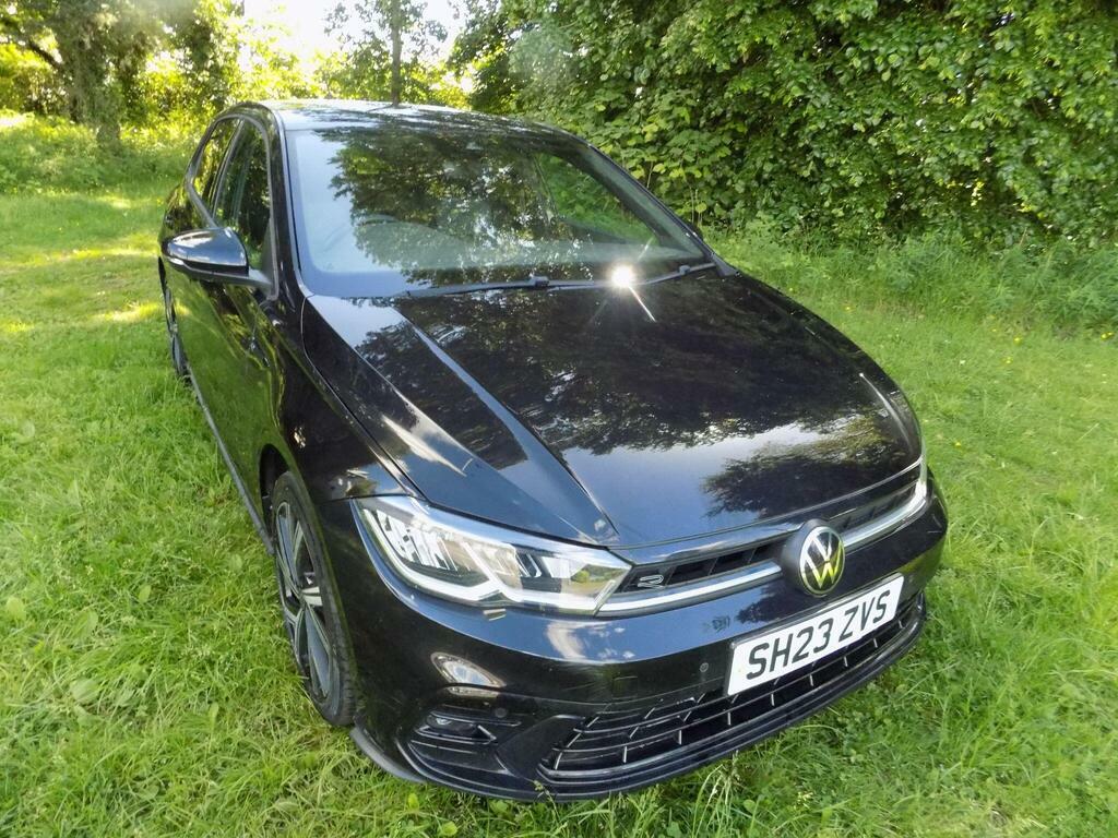 Volkswagen Polo 1.0 Tsi R-line Euro 6 S S SH23ZVS Black #5