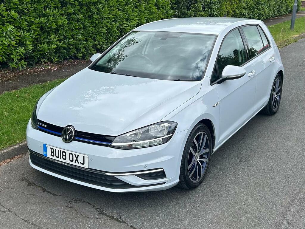 Volkswagen Golf Hatchback 1.5 Tsi Evo Bluemotion Tech Se Nav Dsg E BU18OXJ White #6