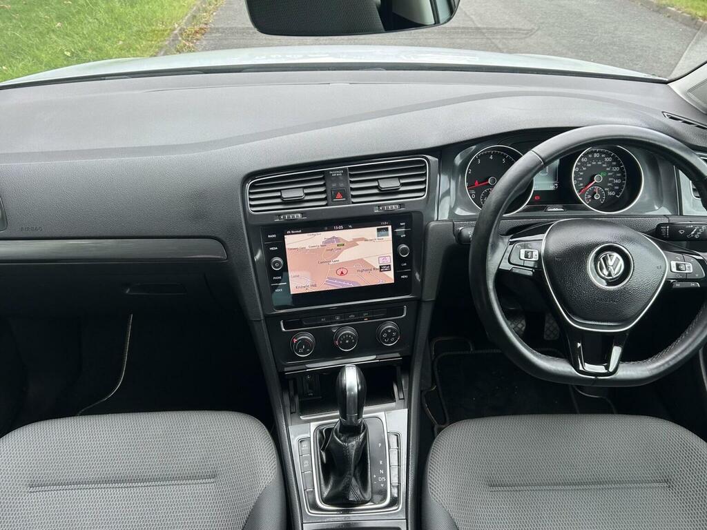 Volkswagen Golf Hatchback 1.5 Tsi Evo Bluemotion Tech Se Nav Dsg E BU18OXJ White #3