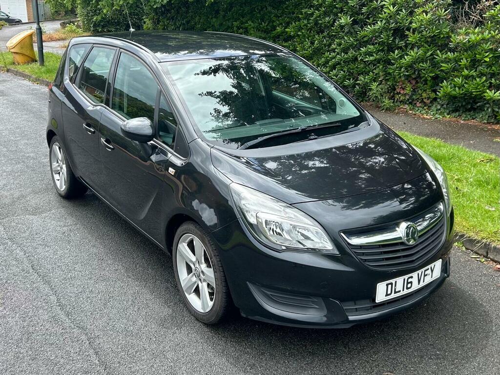 Vauxhall Meriva Mpv 1.4I Exclusiv Euro 6 201616 DL16VFY Black