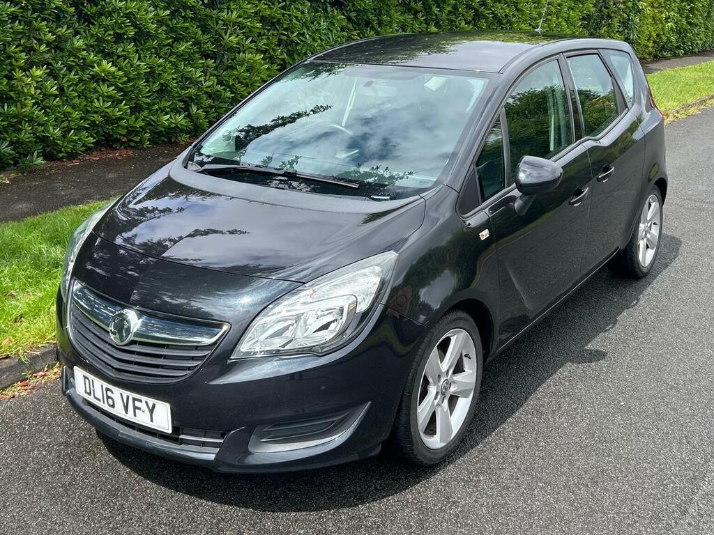 Vauxhall Meriva Mpv 1.4I Exclusiv Euro 6 201616 DL16VFY Black #6