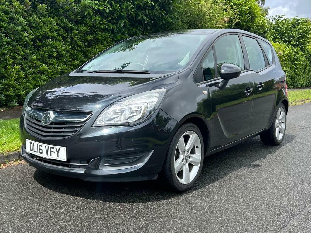 Vauxhall Meriva Mpv 1.4I Exclusiv Euro 6 201616 DL16VFY Black #5