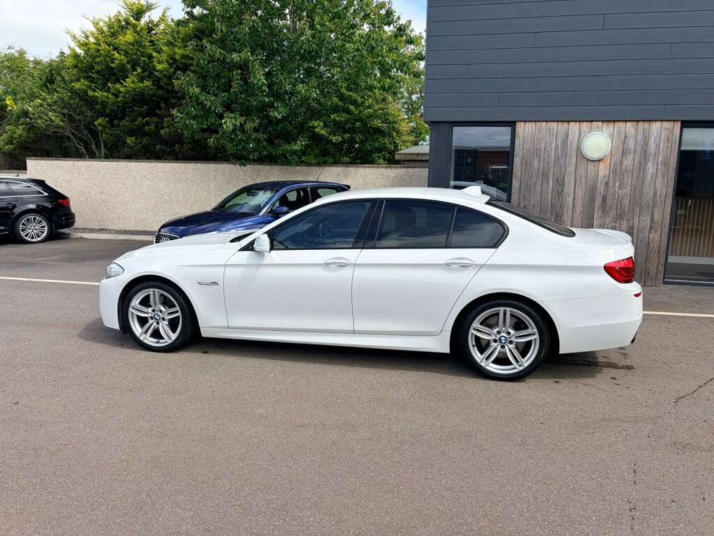 BMW 5 Series 3.0 530D M Sport Saloon White #5