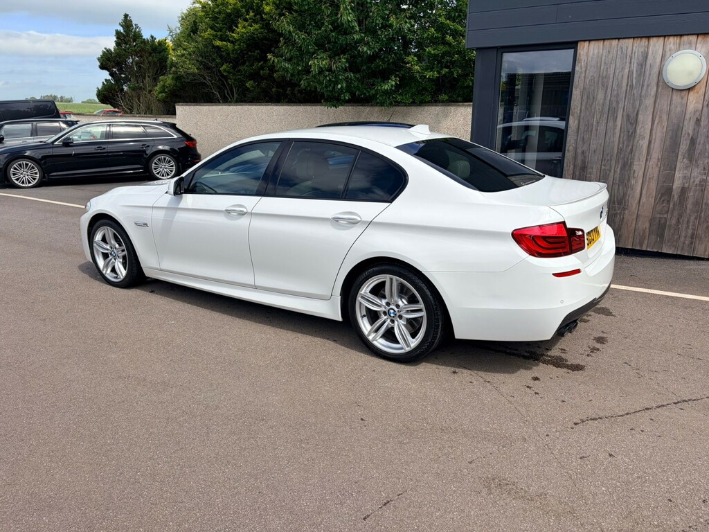 BMW 5 Series 3.0 530D M Sport Saloon White #6