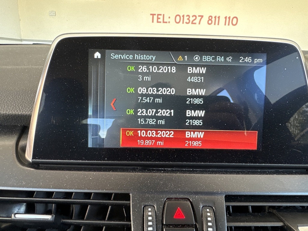 BMW 2 Series Active Tourer 218I Se Step Red #17