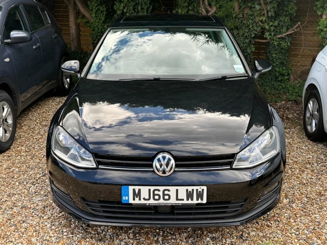 Volkswagen Golf 1.6 Tdi Bluemotion Tech Match Edition Hatchback MJ66LWW Black #3