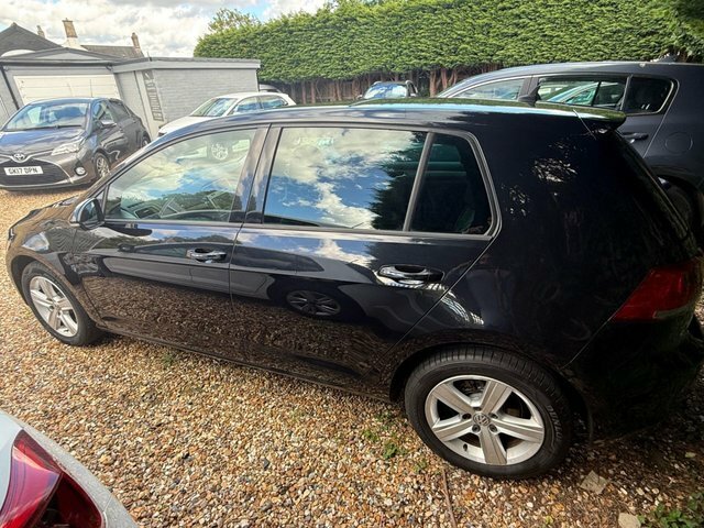 Volkswagen Golf 1.6 Tdi Bluemotion Tech Match Edition Hatchback MJ66LWW Black #4