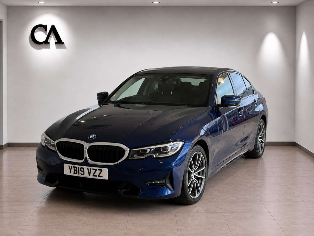 BMW 3 Series Sport Xdrive Euro 6 Ss YB19VZZ Blue #3