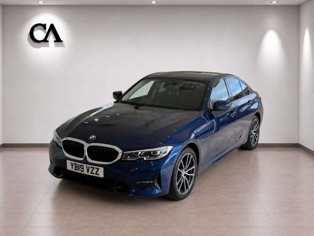 BMW 3 Series Sport Xdrive Euro 6 Ss YB19VZZ Blue #6