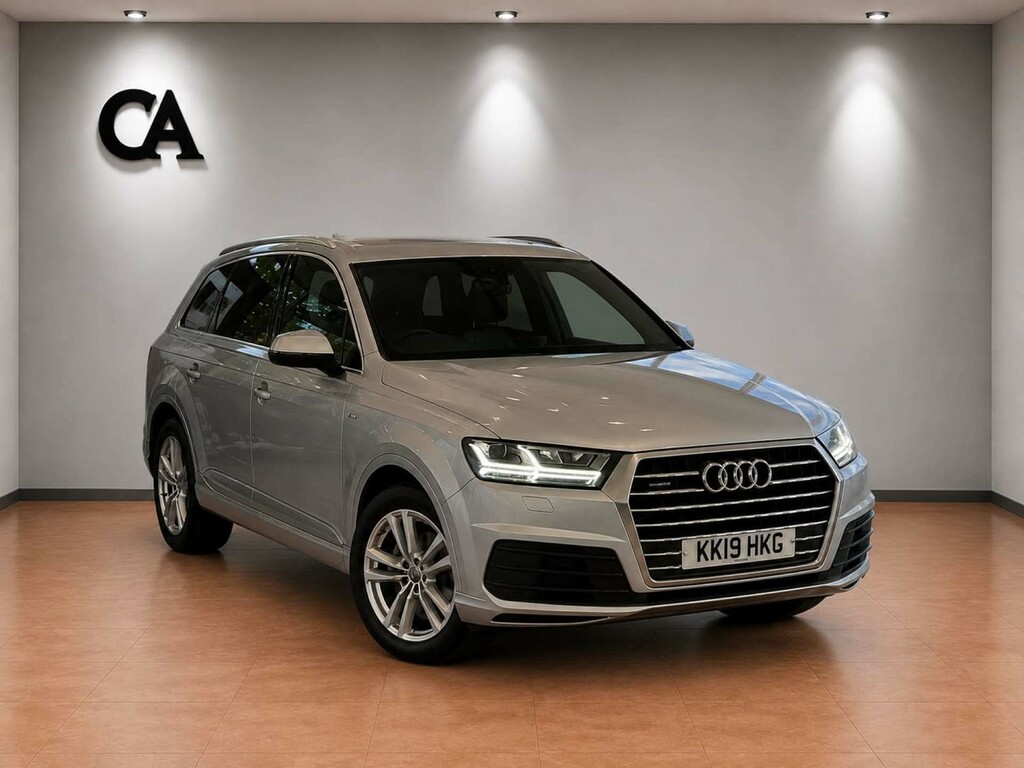 Audi Q7 V6 S Line Suv Tiptronic Quattro Euro 6 Ss KK19HKG Silver #6