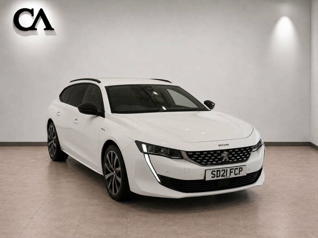 Peugeot 508 SW Bluehdi Gt Line Estate Eat Euro 6 Ss White #2