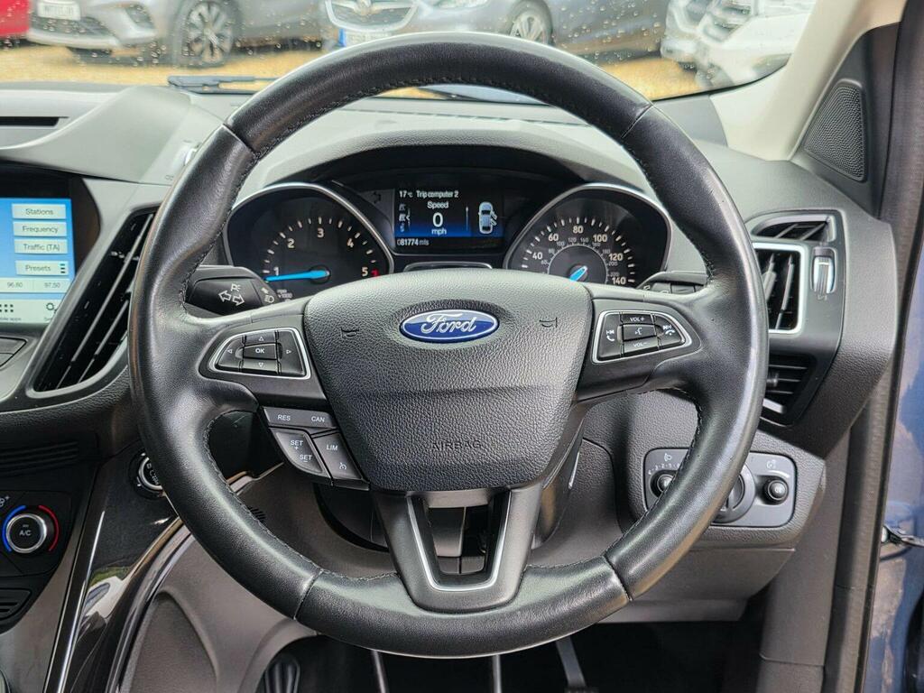 Ford Kuga Suv 1.5 Tdci Titanium Euro 6 Ss 201868 YK68XHP Blue #4