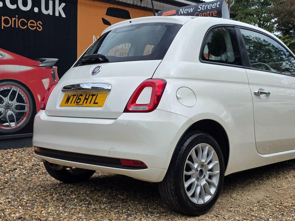 Fiat 500 Hatchback 1.2 Eco Pop Star Euro 6 Ss 2016 WT16HTL White #6