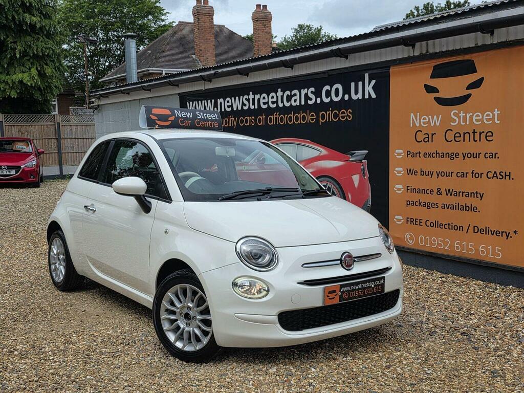 Fiat 500 Hatchback 1.2 Eco Pop Star Euro 6 Ss 2016 White